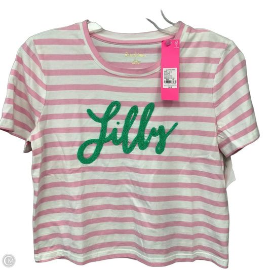Top Short Sleeve Designer By Lilly Pulitzer In Striped Pattern, Size: Xs