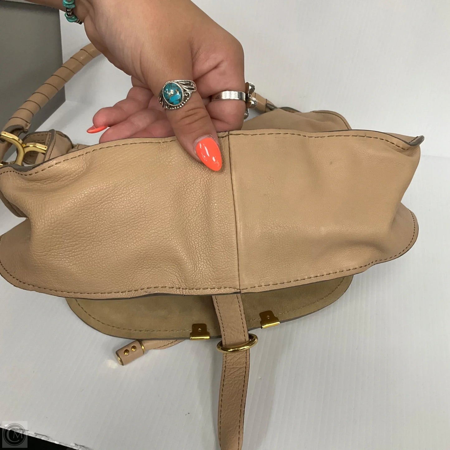 Handbag Luxury Designer By Chloe, Size: Medium