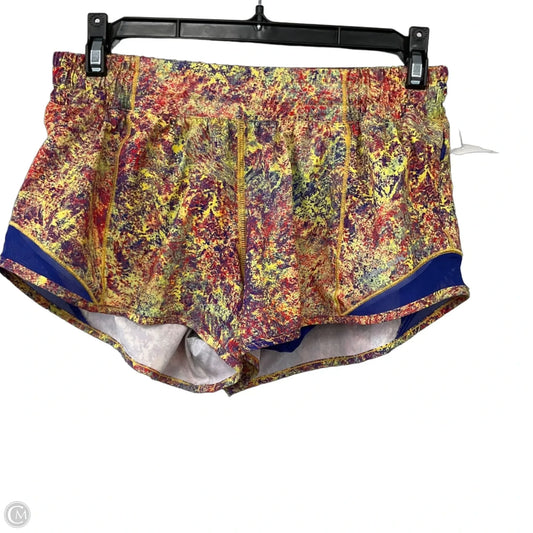 Athletic Shorts By Lululemon In Multi-colored, Size: 6