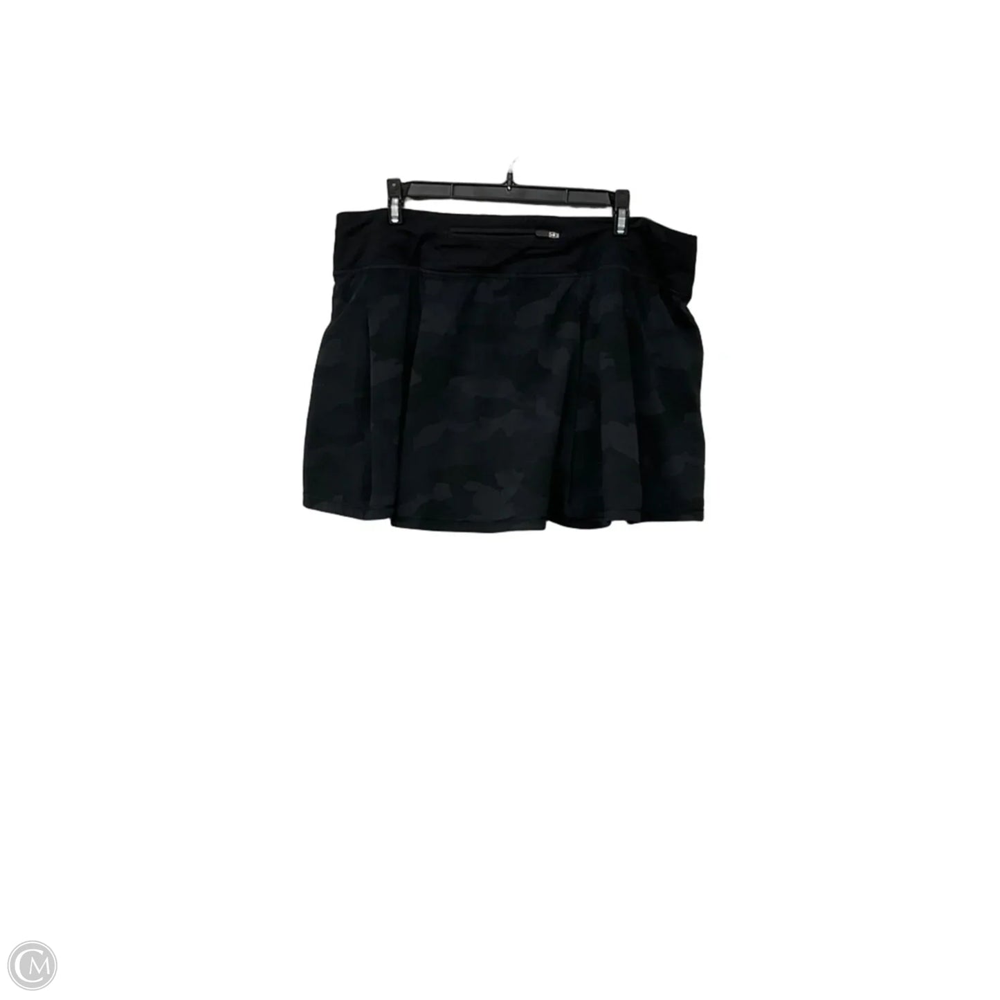 Athletic Skort By Lululemon In Camouflage Print, Size: 14