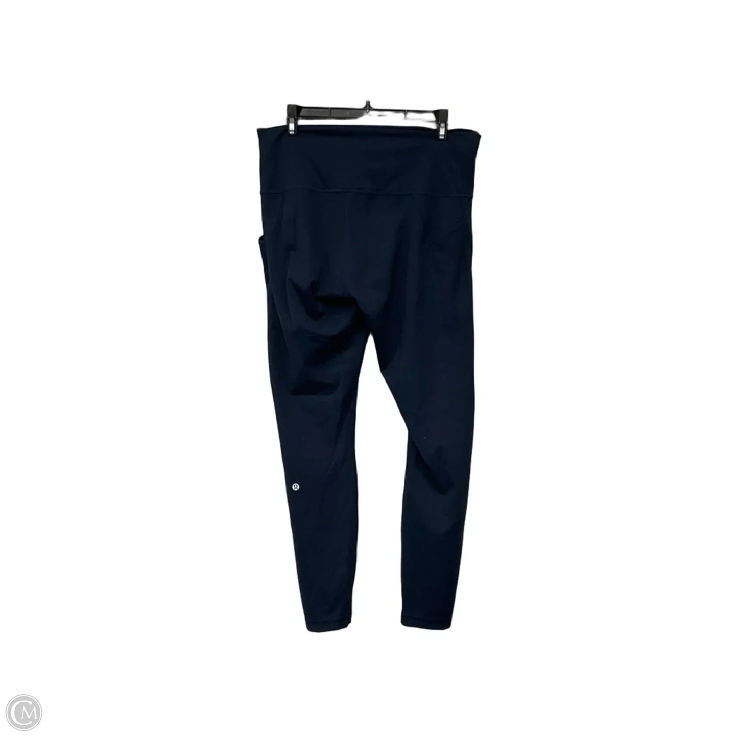 Athletic Leggings By Lululemon In Navy, Size: 14