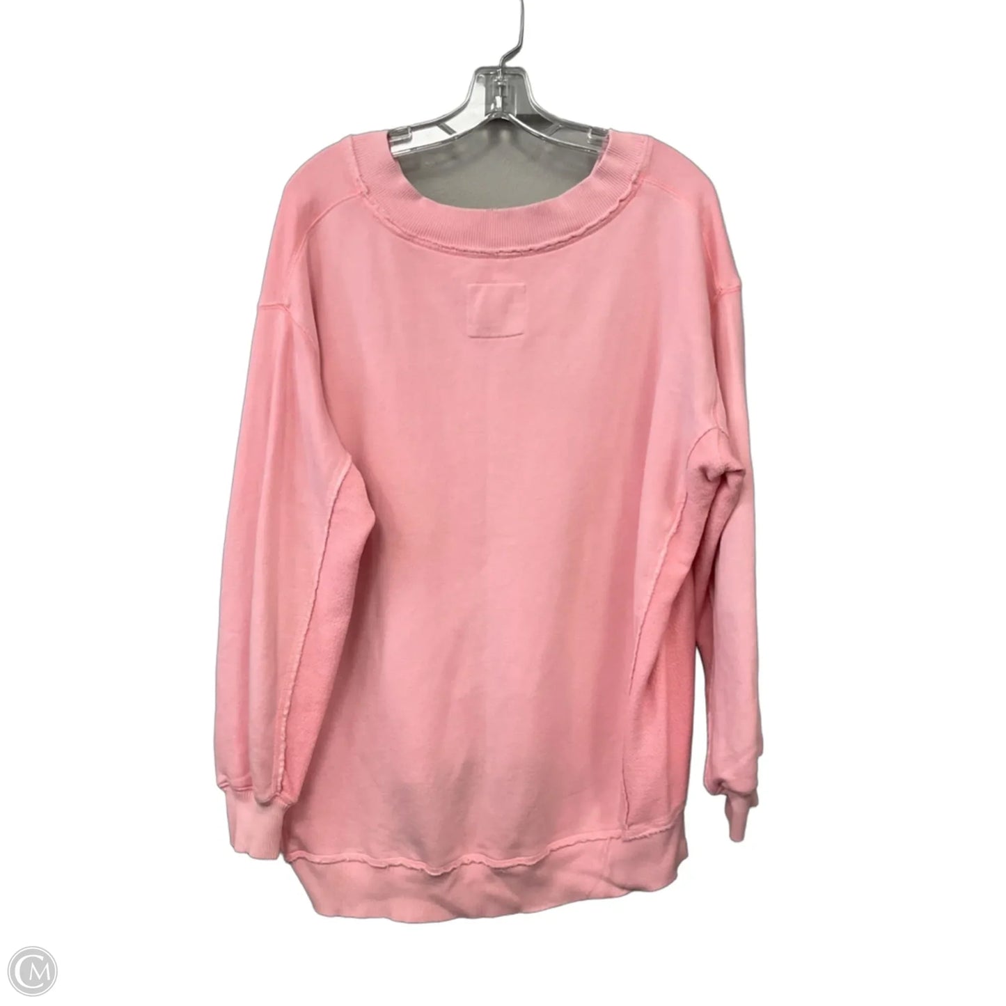 Top Long Sleeve By Aerie In Pink, Size: S