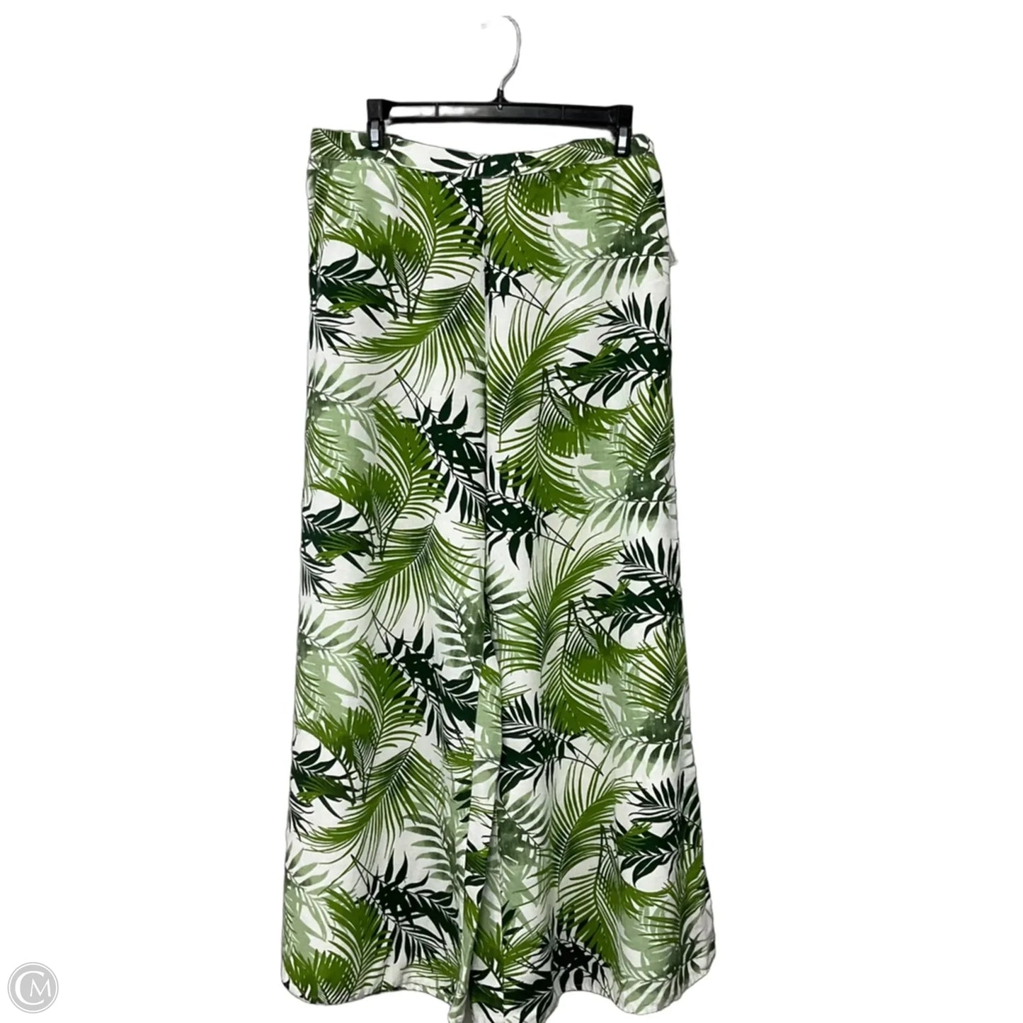 Pants Linen By Clothes Mentor In Green, Size: L