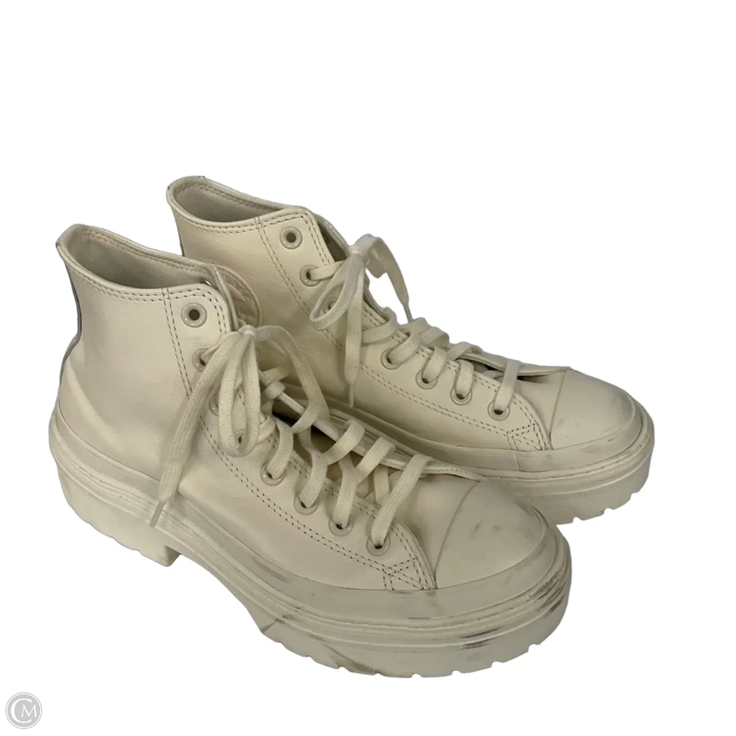 Shoes Sneakers By Converse In Cream, Size: 10