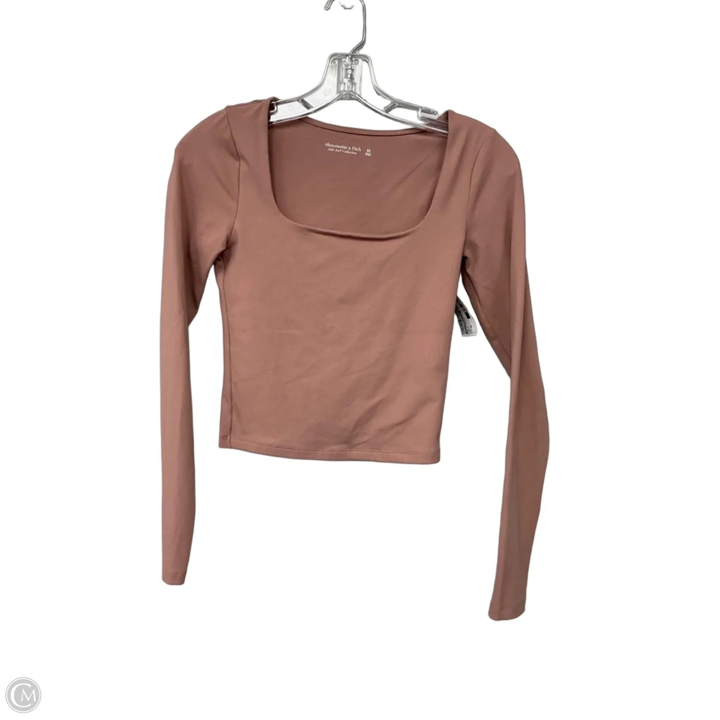 Top Long Sleeve Basic By Abercrombie And Fitch In Mauve, Size: Xs