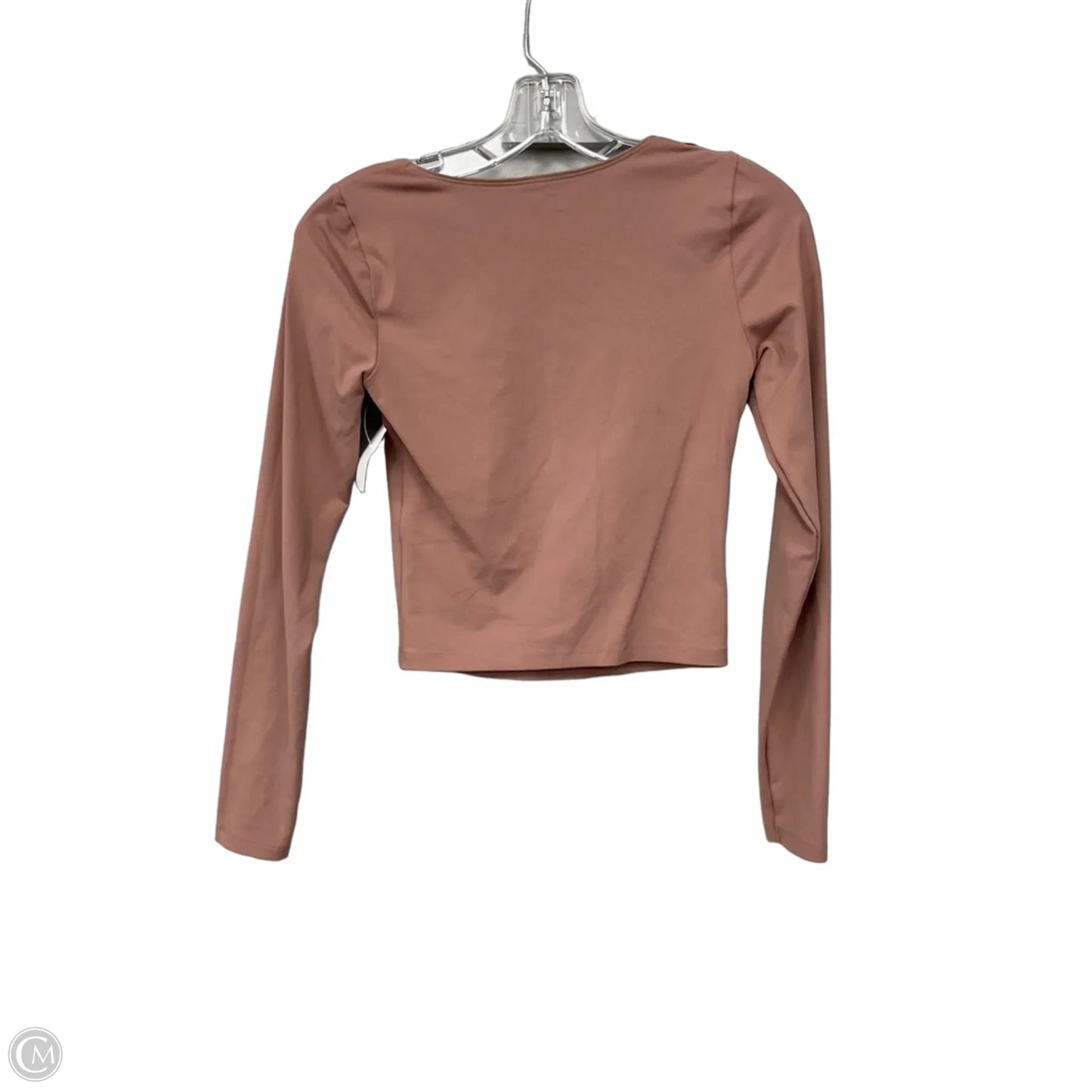 Top Long Sleeve Basic By Abercrombie And Fitch In Mauve, Size: Xs