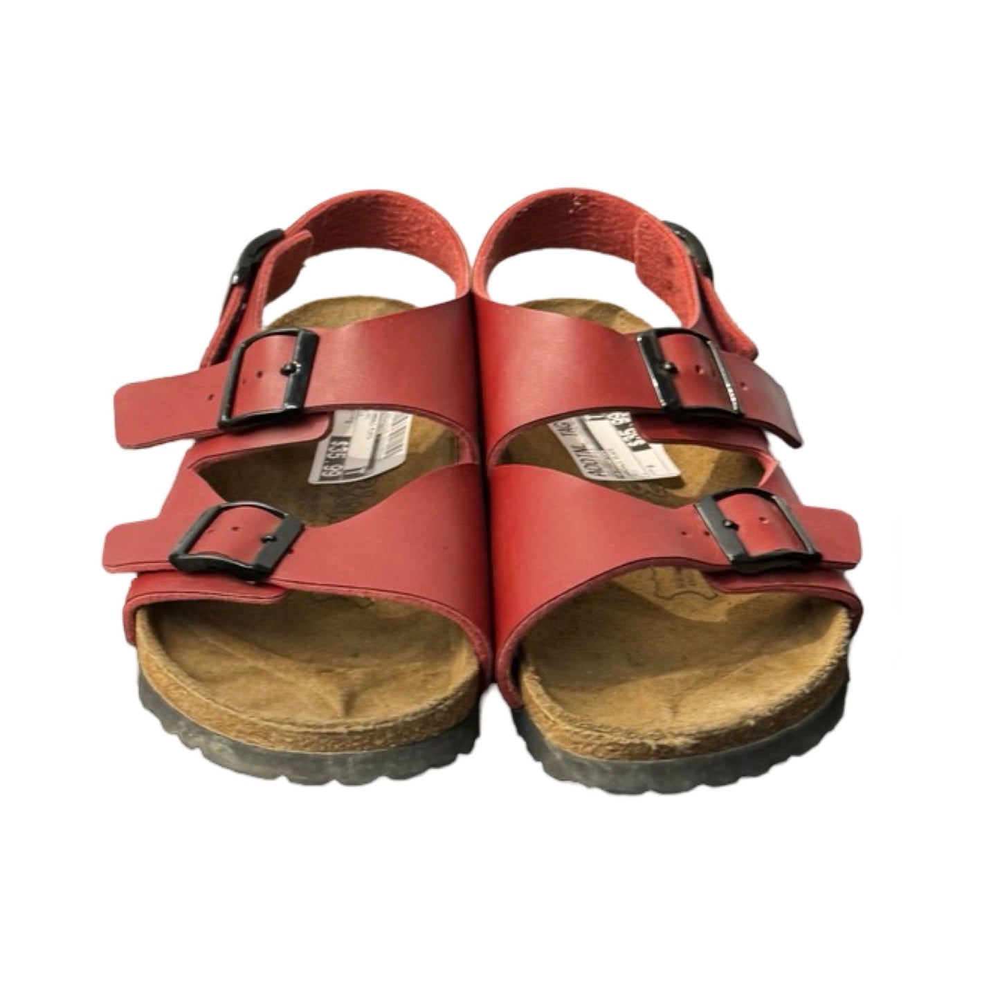 Sandals Flats By Birkenstock In Red, Size: 6