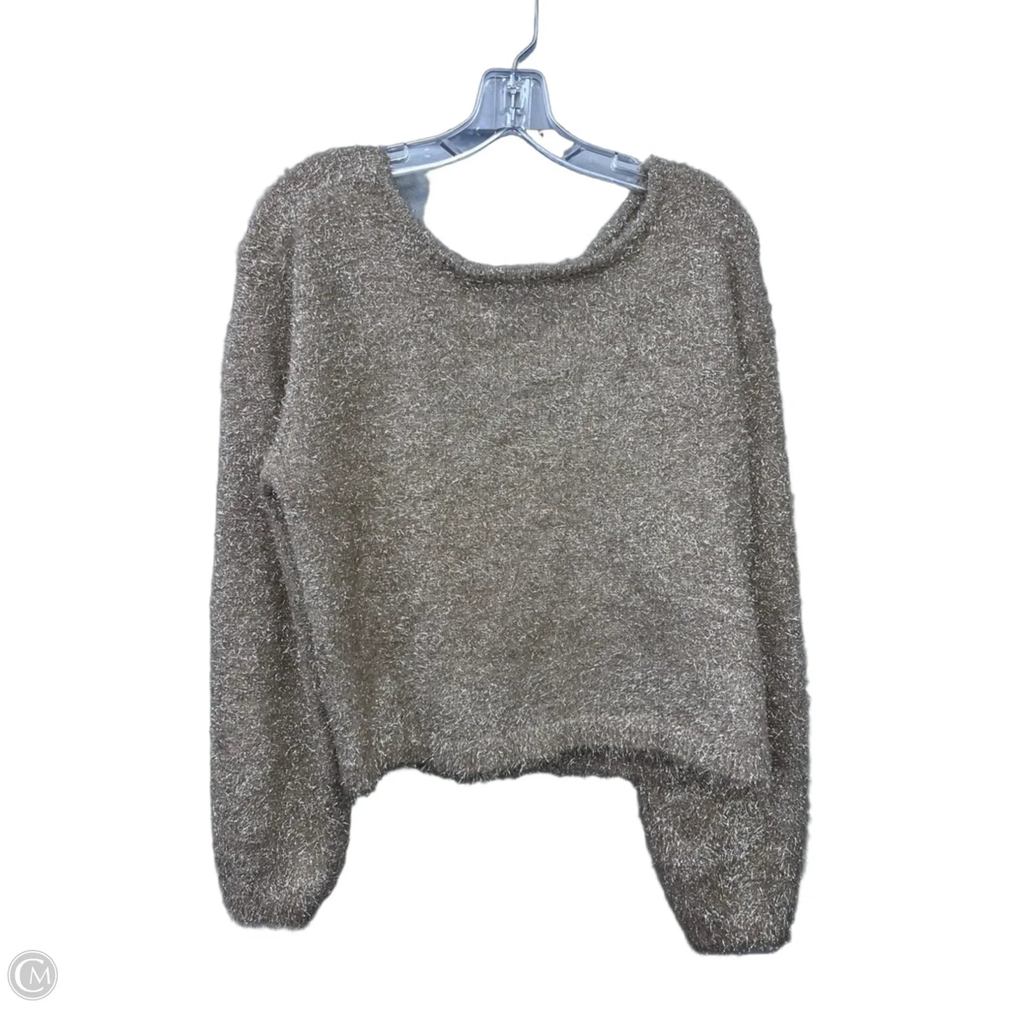 Sweater By Anthropologie In Gold, Size: Xl