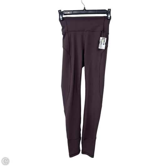 Athletic Leggings By Lululemon In Brown, Size: 2