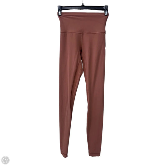 Athletic Leggings By Lululemon In Brown, Size: 2