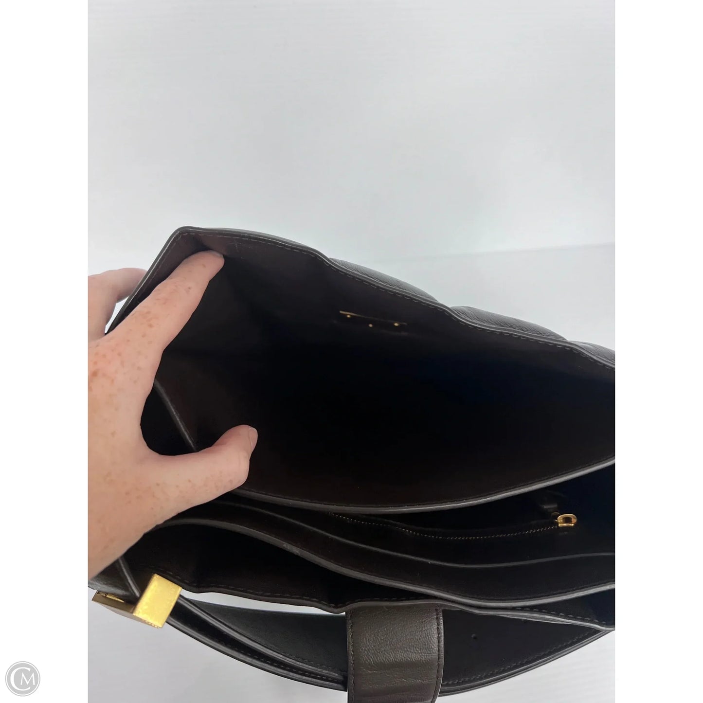 Leather Marie Handbag Luxury Designer By Bottega Veneta, Size: Medium
