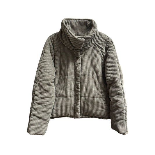 Coat Puffer & Quilted By Miami In Grey, Size: L