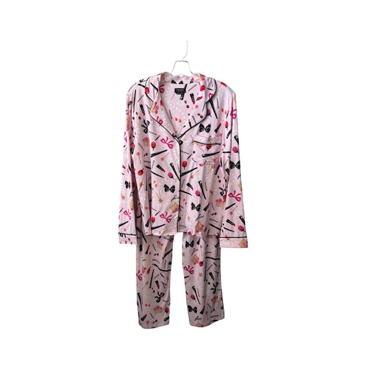 Pajamas 2pc By Kate Spade In Pink, Size: M