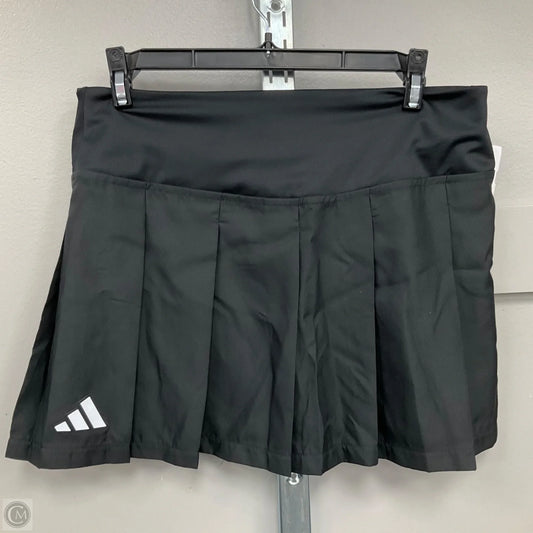 Athletic Skirt By Adidas In Black, Size: S