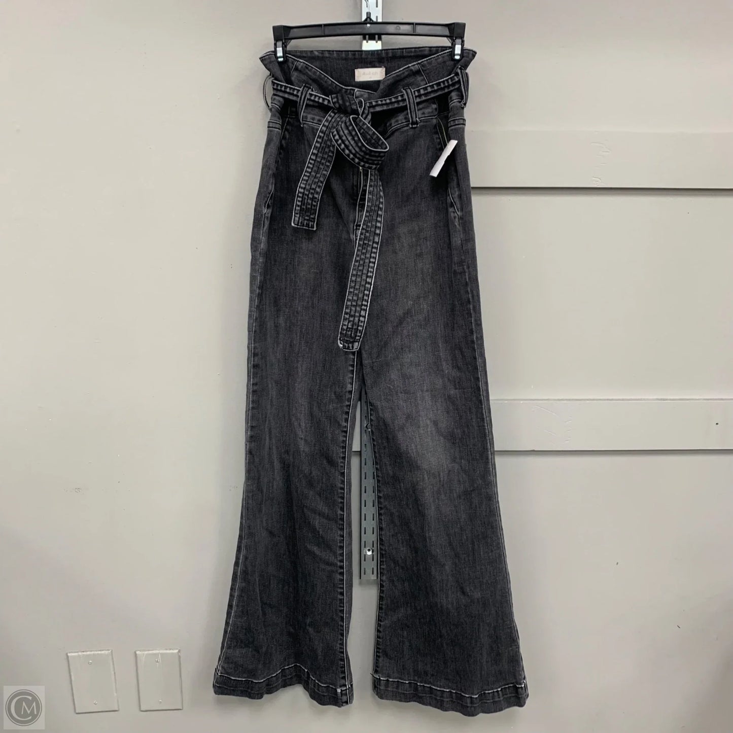 Jeans Wide Leg By Altard State In Black Denim, Size: 8