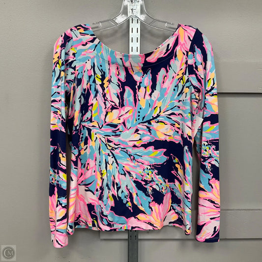 Top Long Sleeve Designer By Lilly Pulitzer In Multi-colored, Size: S