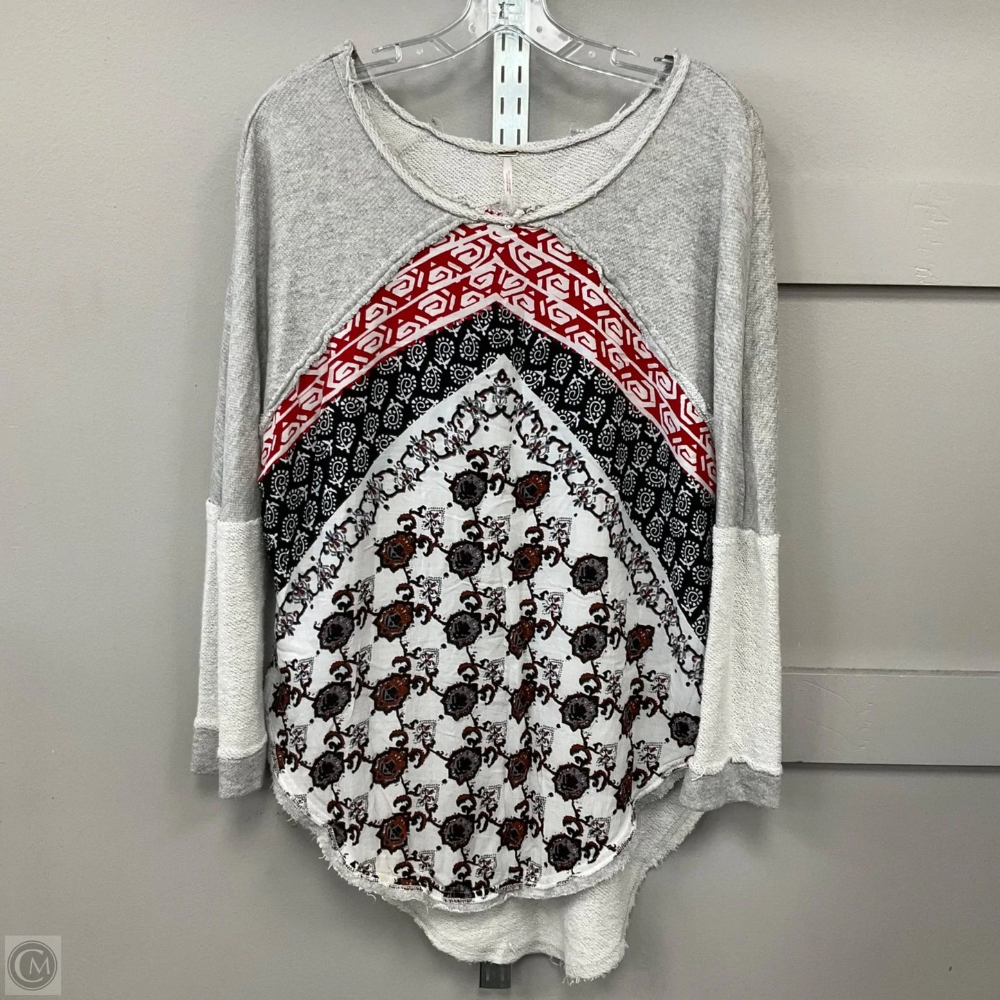 Top Long Sleeve By Free People In Grey, Size: Xs