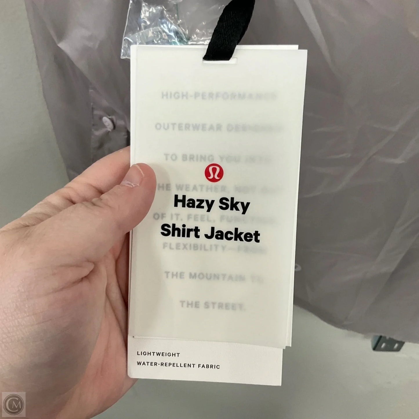 Hazy Sky Shirt Jacket By Lululemon In Grey, Size: 4