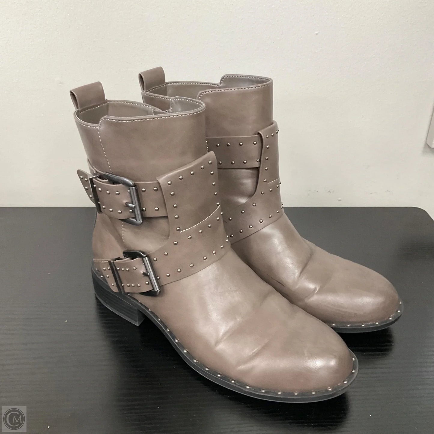 Boots Ankle Heels By Charles By Charles David In Brown, Size: 9