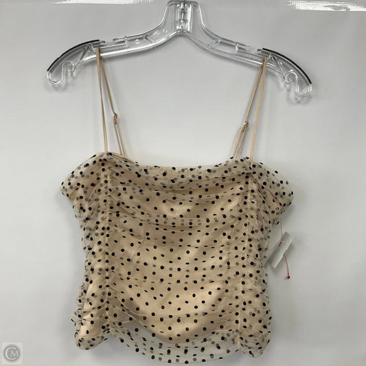 Top Sleeveless By Loft In Polkadot Pattern, Size: Xs