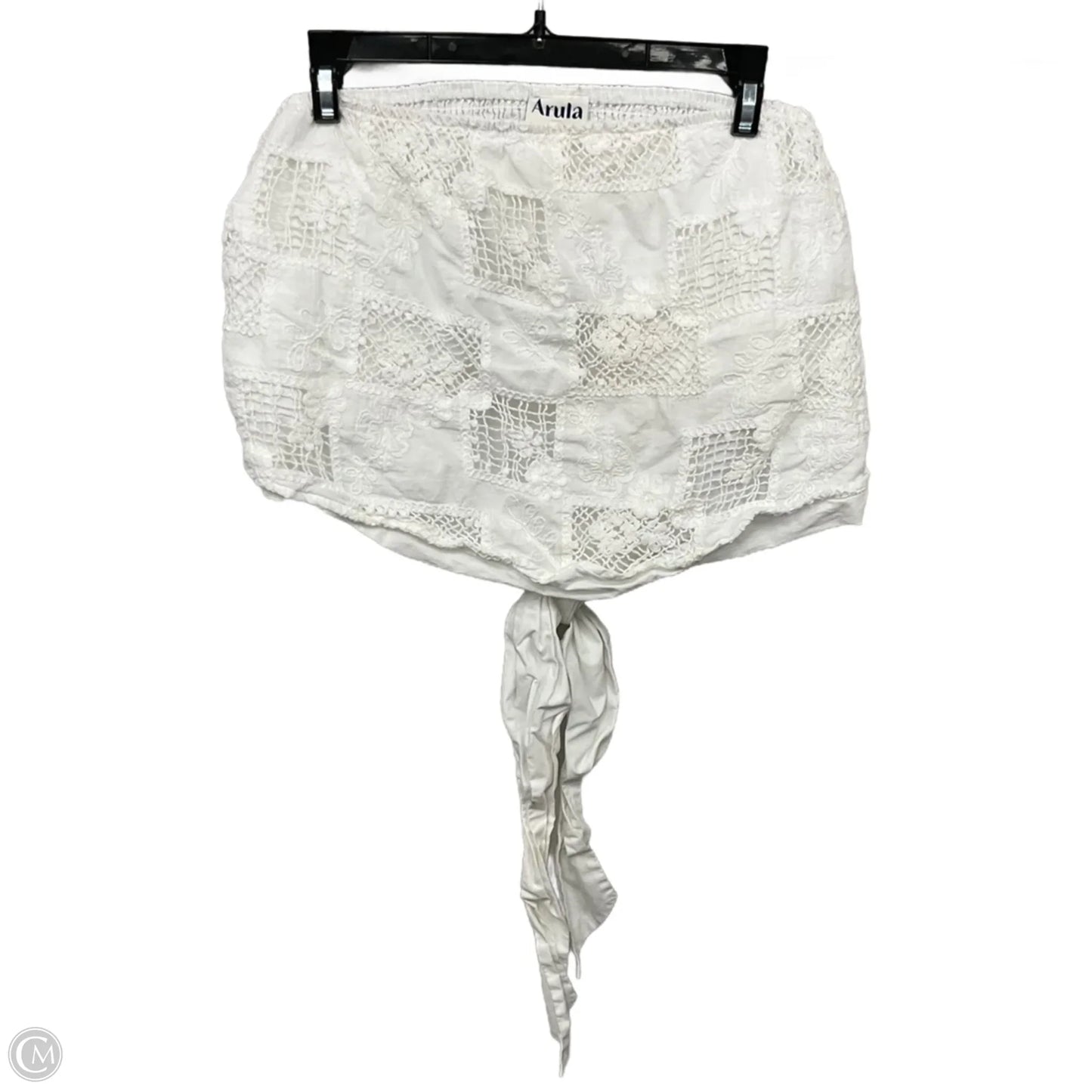 Top Sleeveless By Arula In White, Size: 2x