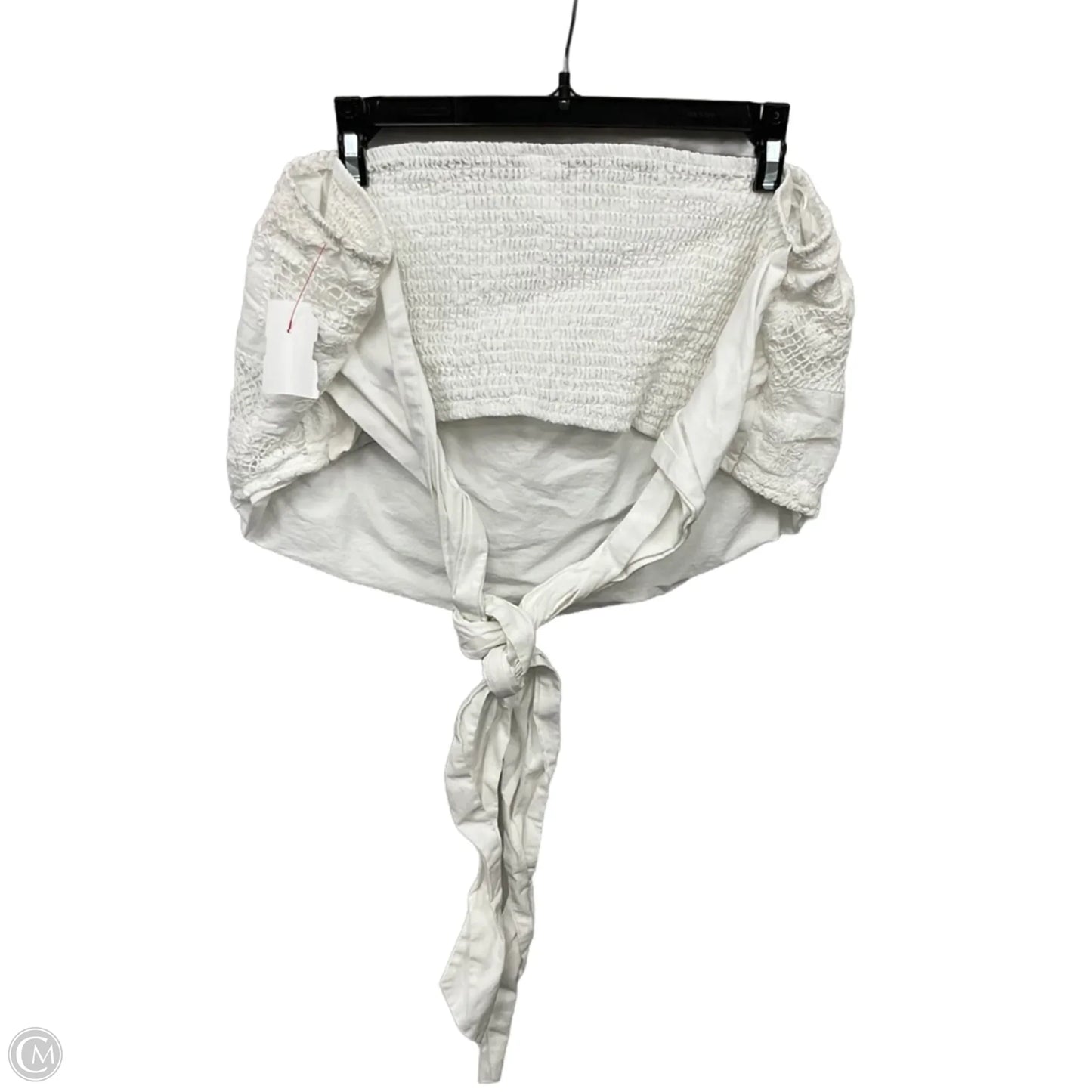 Top Sleeveless By Arula In White, Size: 2x