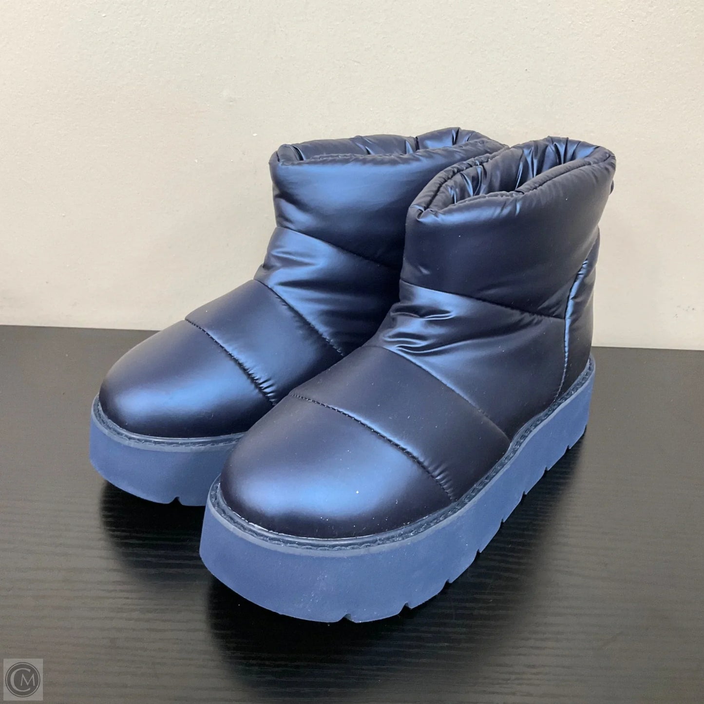 Boots Snow By Portland In Blue, Size: 8