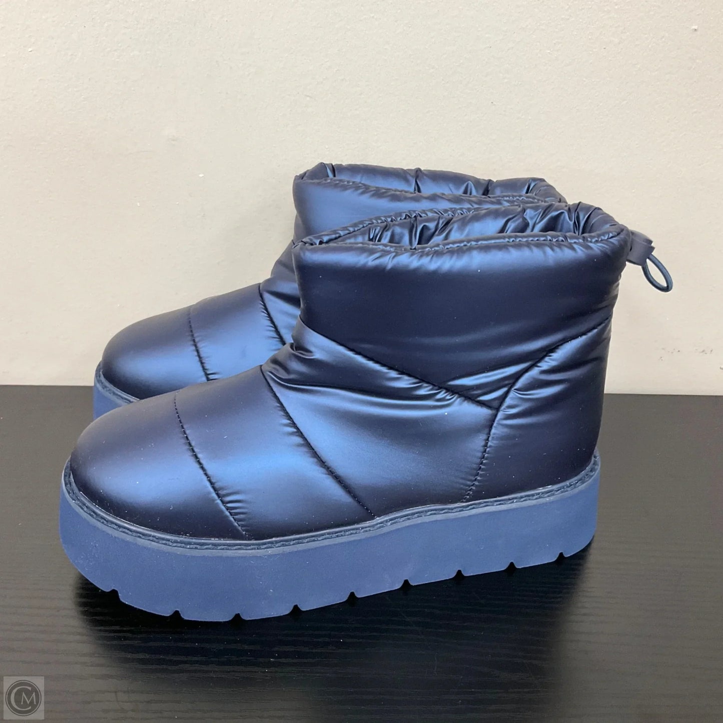 Boots Snow By Portland In Blue, Size: 8