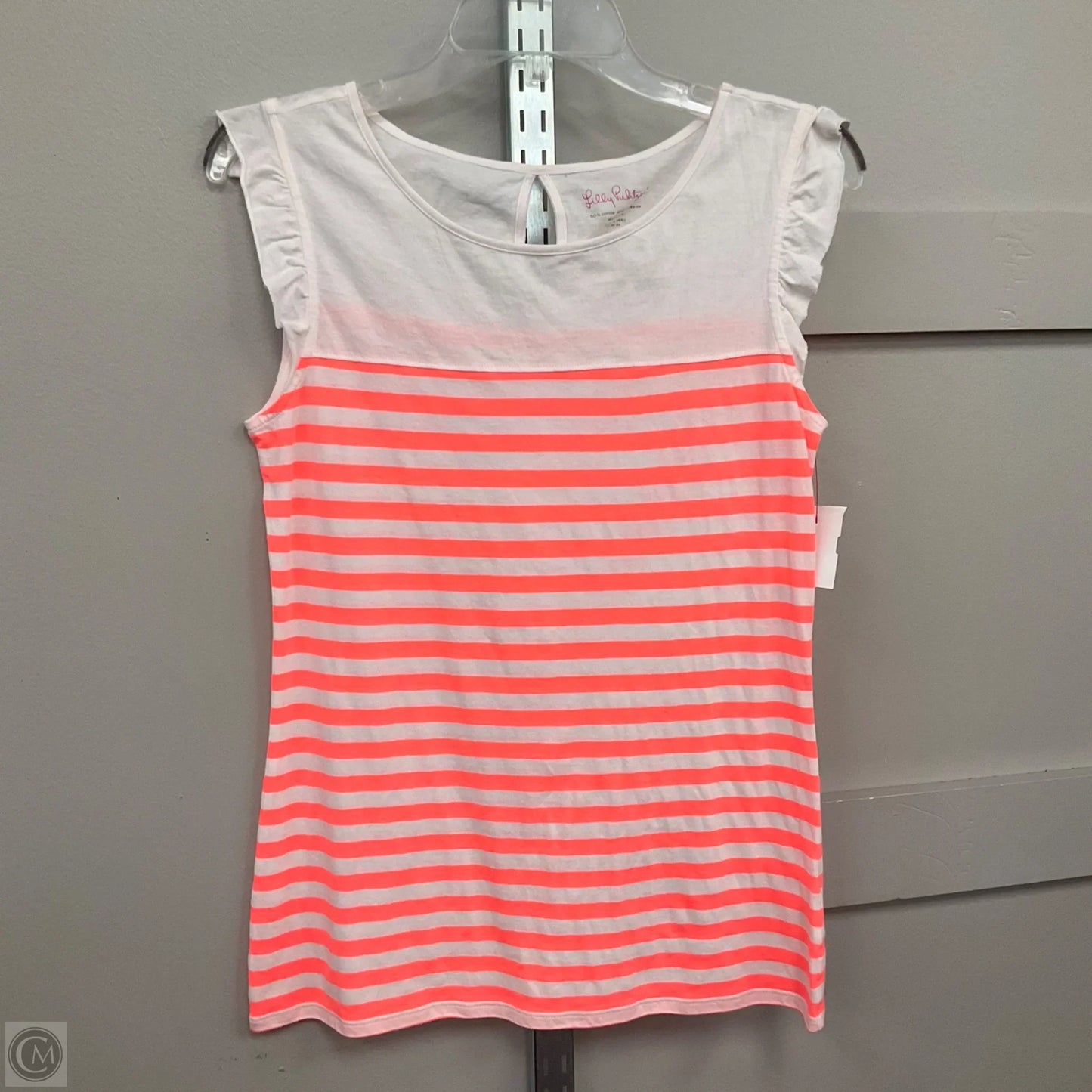 Top Sleeveless Designer By Lilly Pulitzer In Striped Pattern, Size: M
