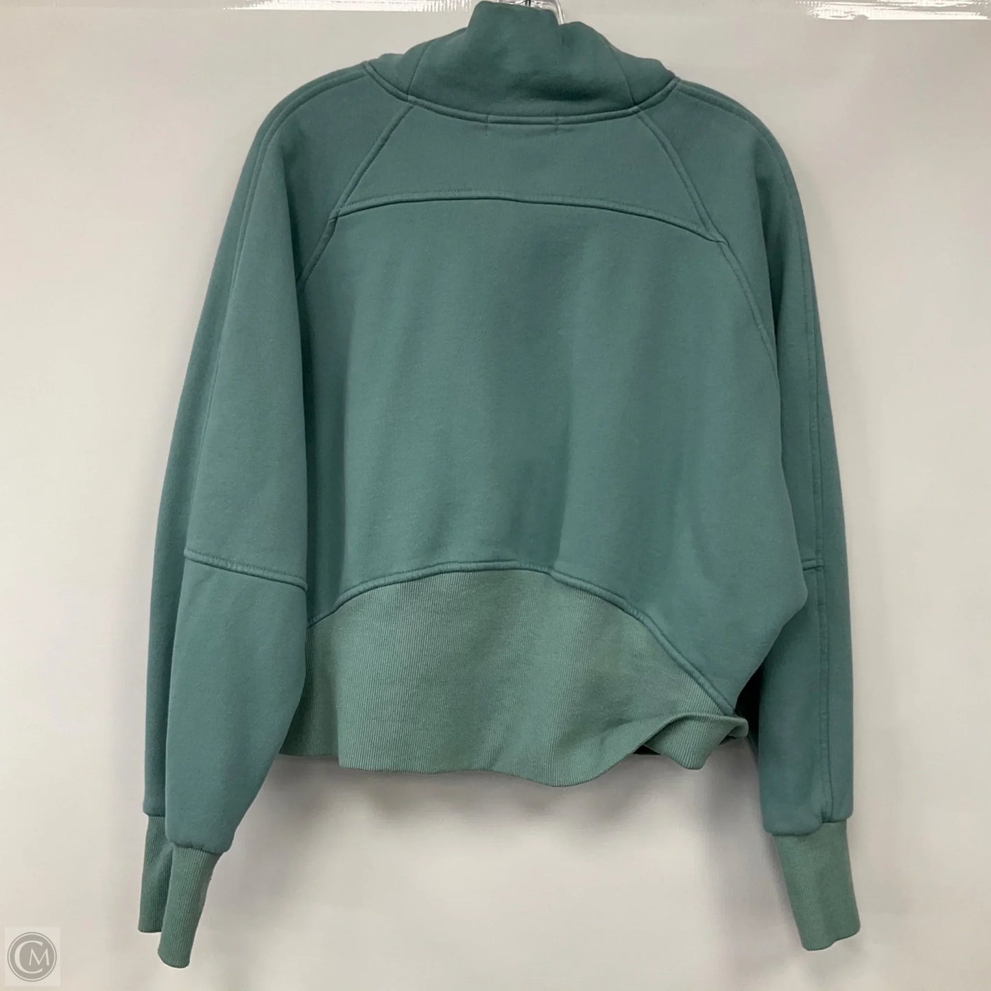 Sweatshirt Collar In Teal, Size: L