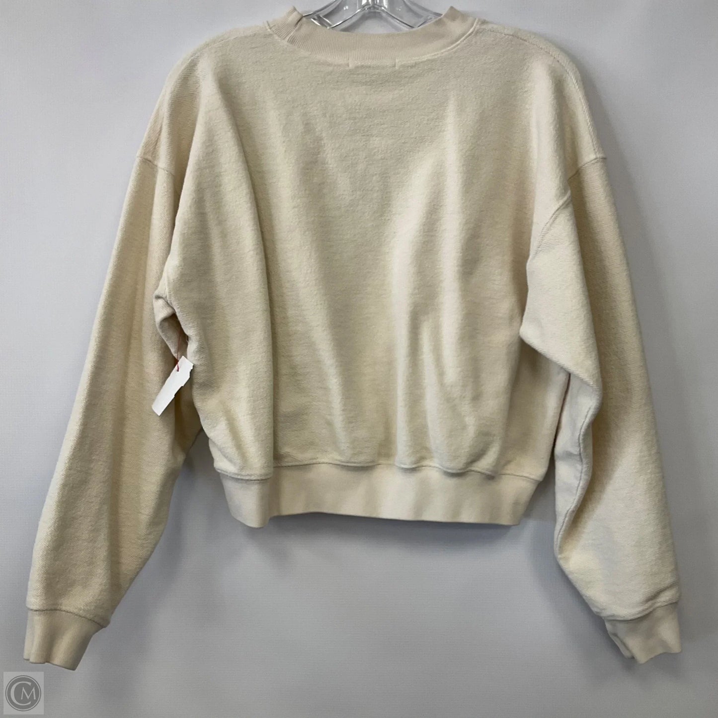 Sweatshirt Crewneck By Madhappy In Cream, Size: M