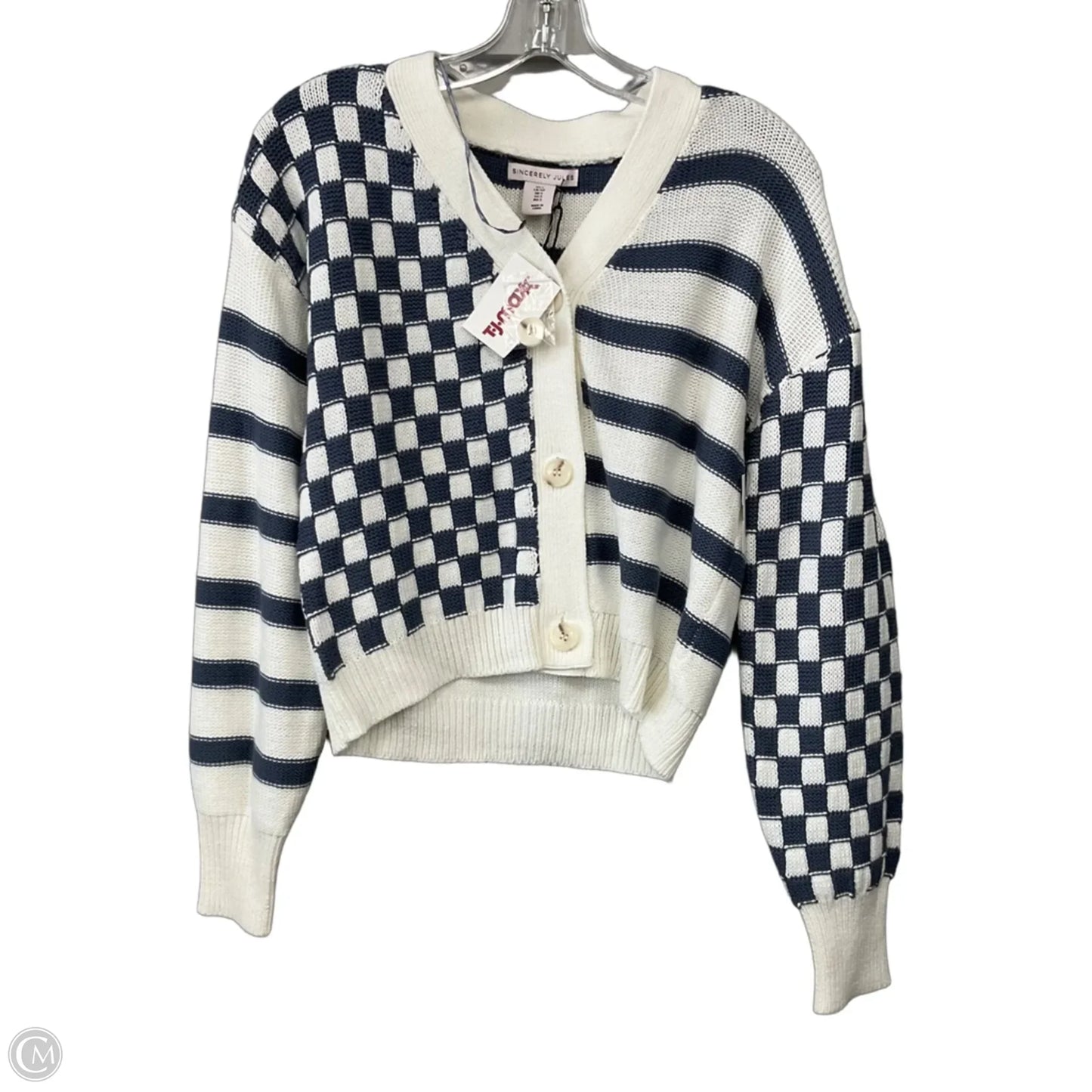 Cardigan By Sincerely Jules In Striped Pattern, Size: S