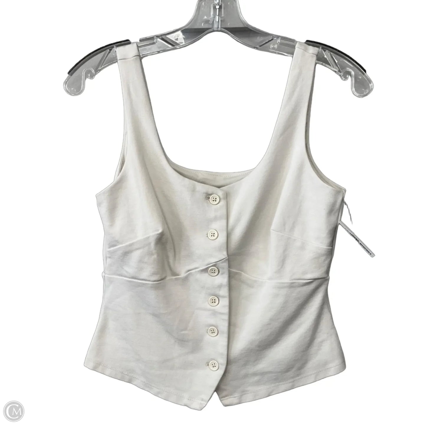Top Sleeveless Basic By A New Day In White, Size: Xs