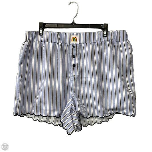Shorts By Rae Dunn In Striped Pattern, Size: Xl