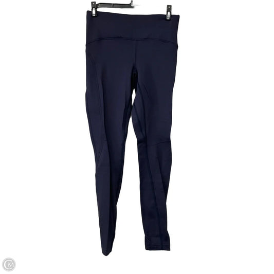 Athletic Leggings By Lululemon In Navy, Size: 6