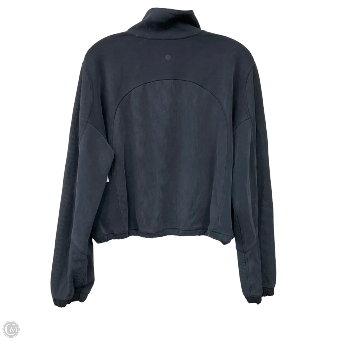 Athletic Sweatshirt Crewneck By Lululemon In Grey, Size: 10