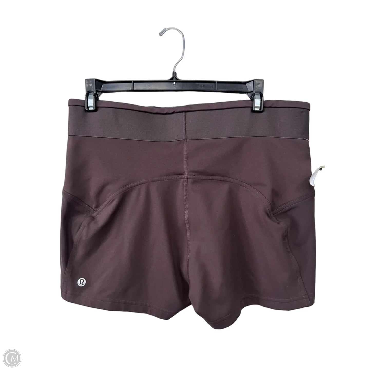 Athletic Shorts By Lululemon In Brown, Size: 8