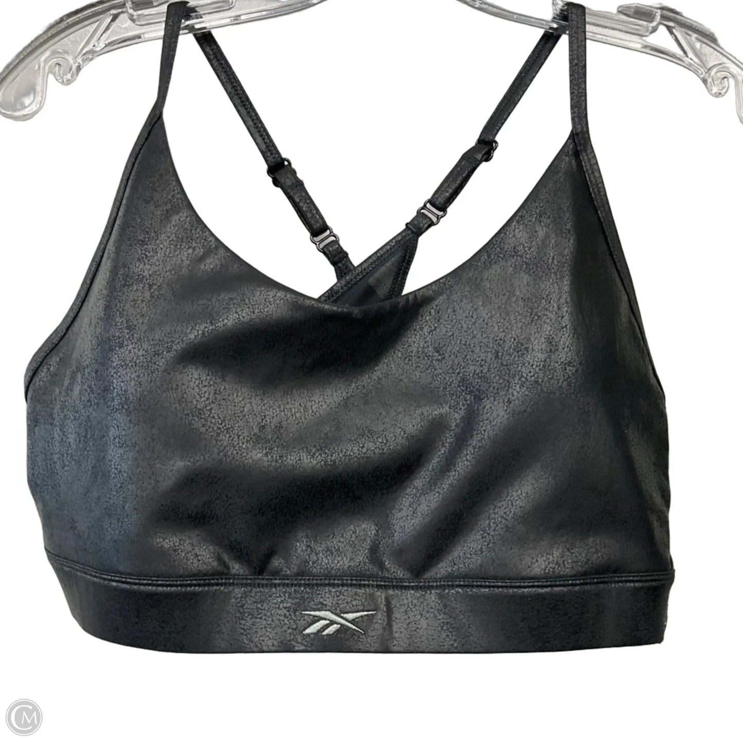 Athletic Bra By Reebok In Black, Size: Xl
