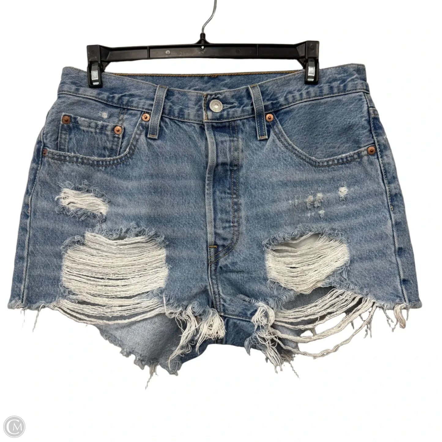 Shorts By Levis In Blue Denim, Size: 8