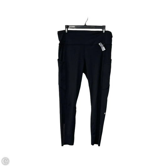 Athletic Leggings By Lululemon In Black, Size: 12