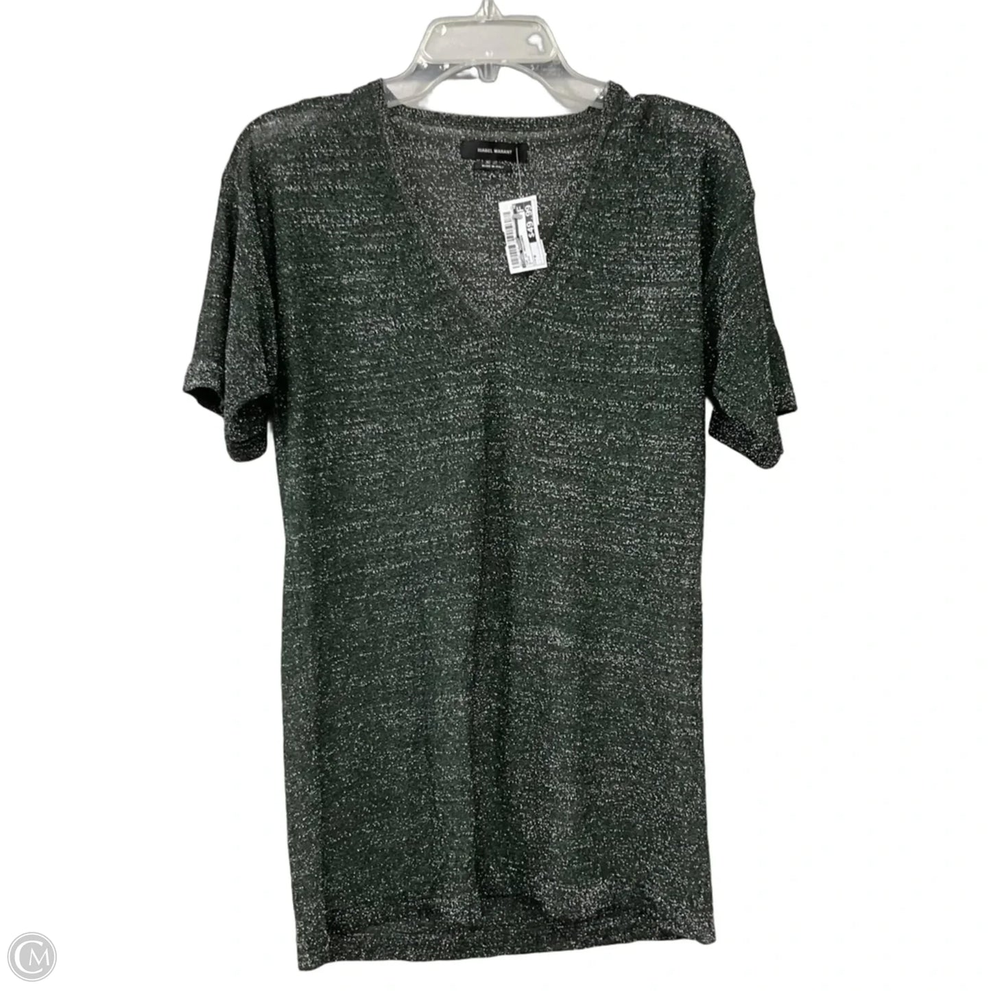 Top Short Sleeve Designer By Isabel Marant In Black, Size: M