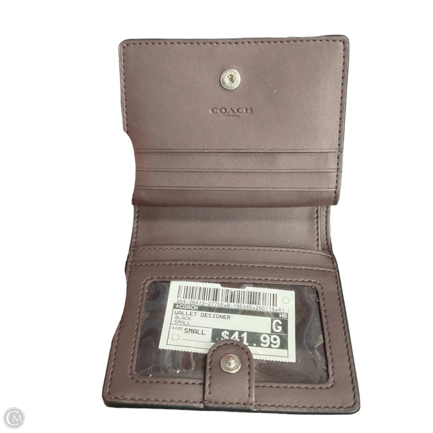 Wallet Designer By Coach, Size: Small
