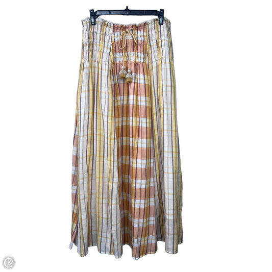Skirt Maxi By Lucky Brand In Yellow, Size: S