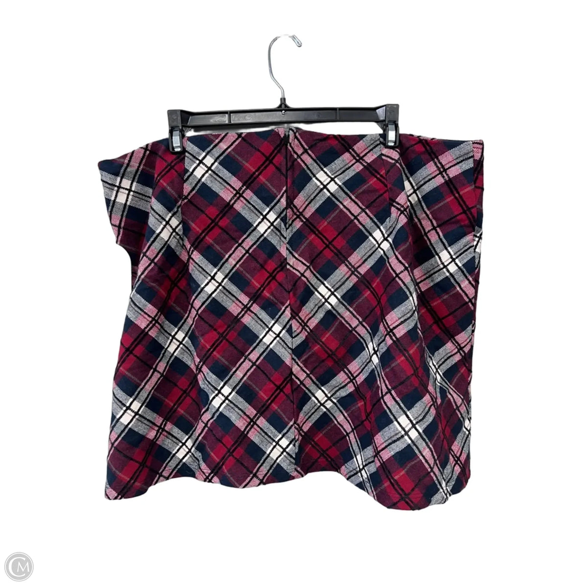 Skirt Mini & Short By Arula In Plaid Pattern, Size: 2x