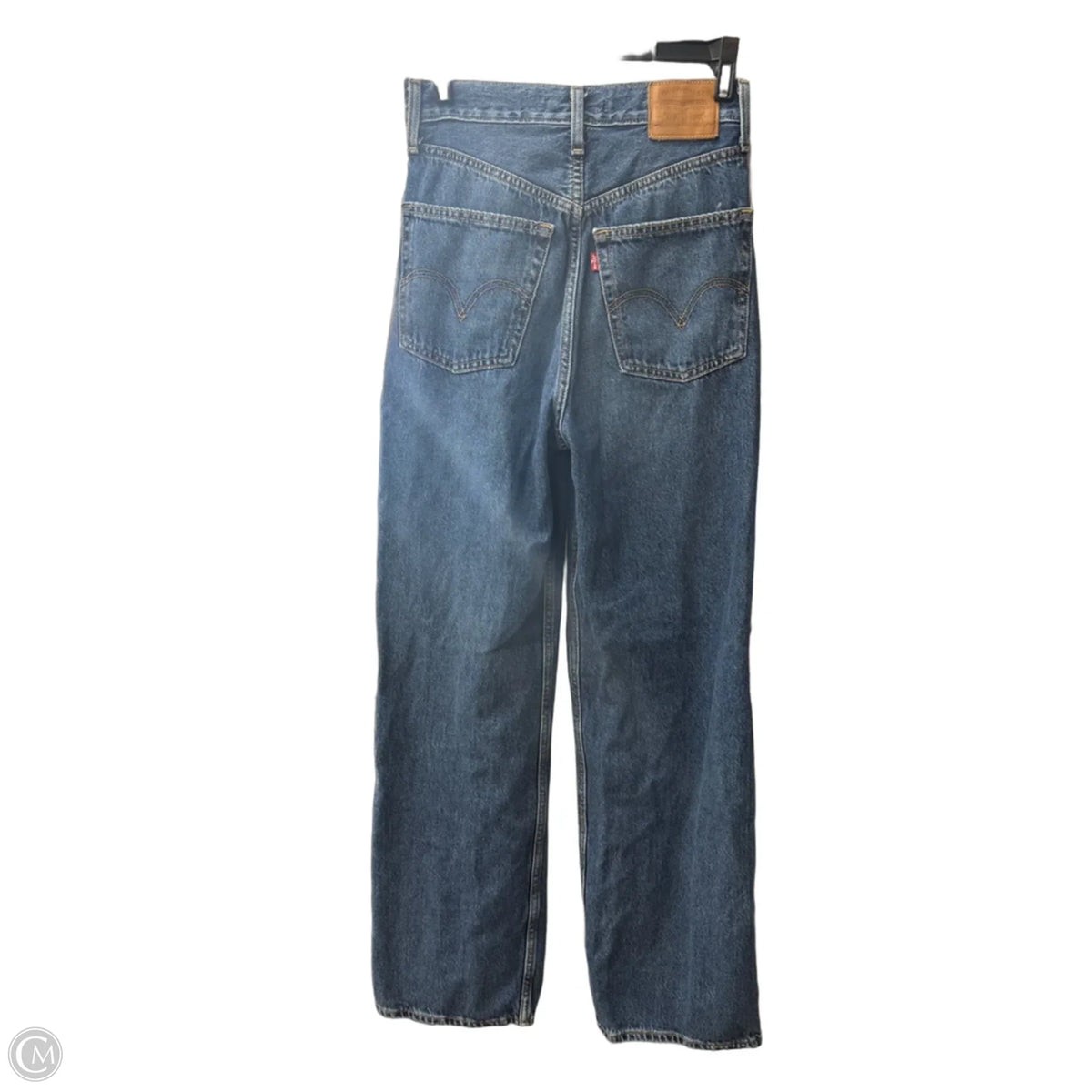 Jeans Straight By Levis In Blue Denim, Size: 0