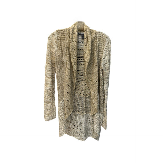 Sweater Cardigan By Inc In Tan, Size: S