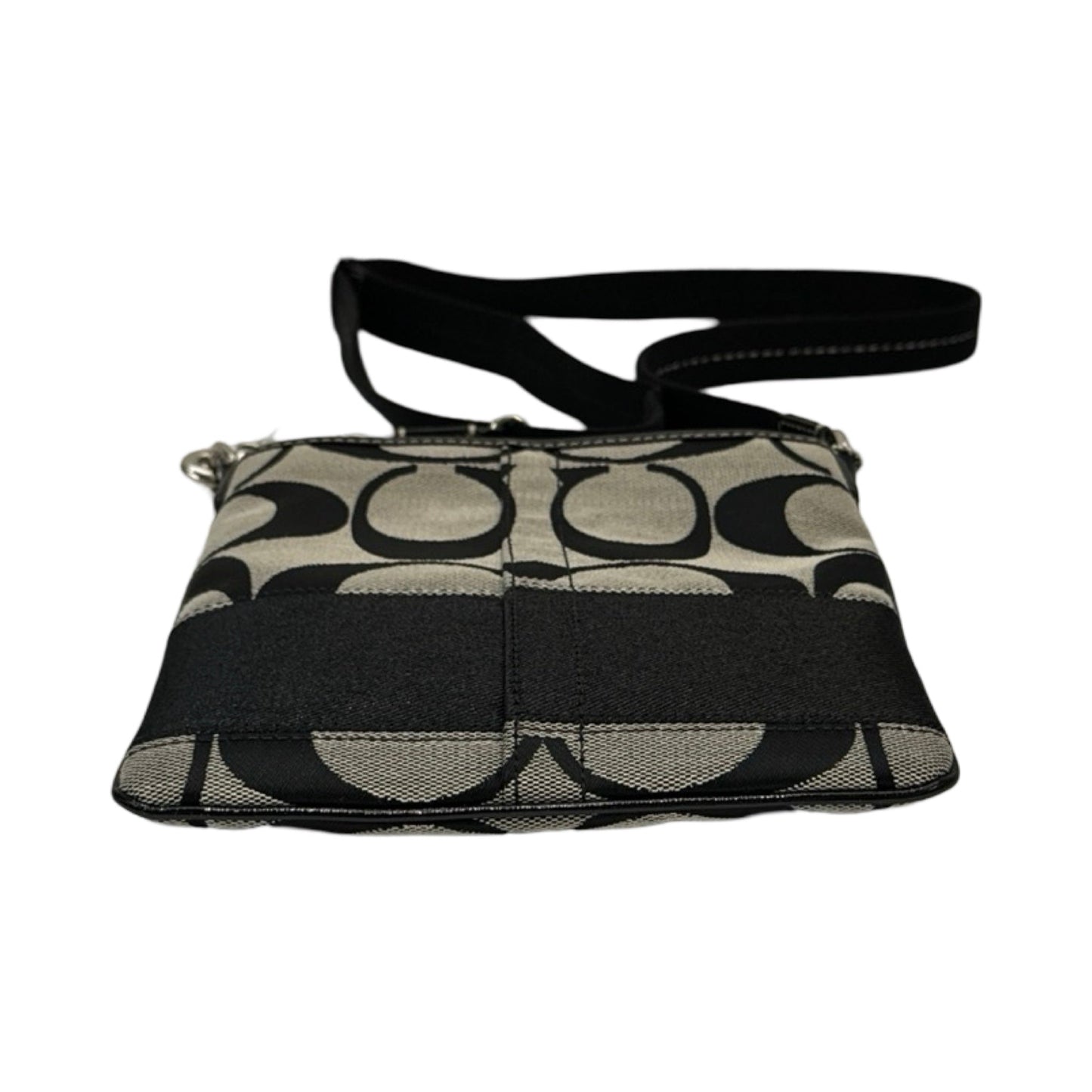 Black & Grey Crossbody Designer Coach, Size Small