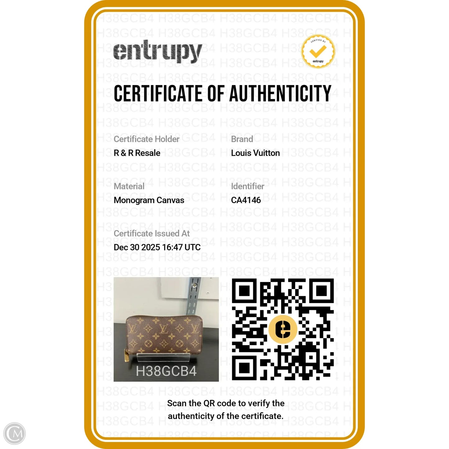 Wallet Luxury Designer By Louis Vuitton, Size: Large