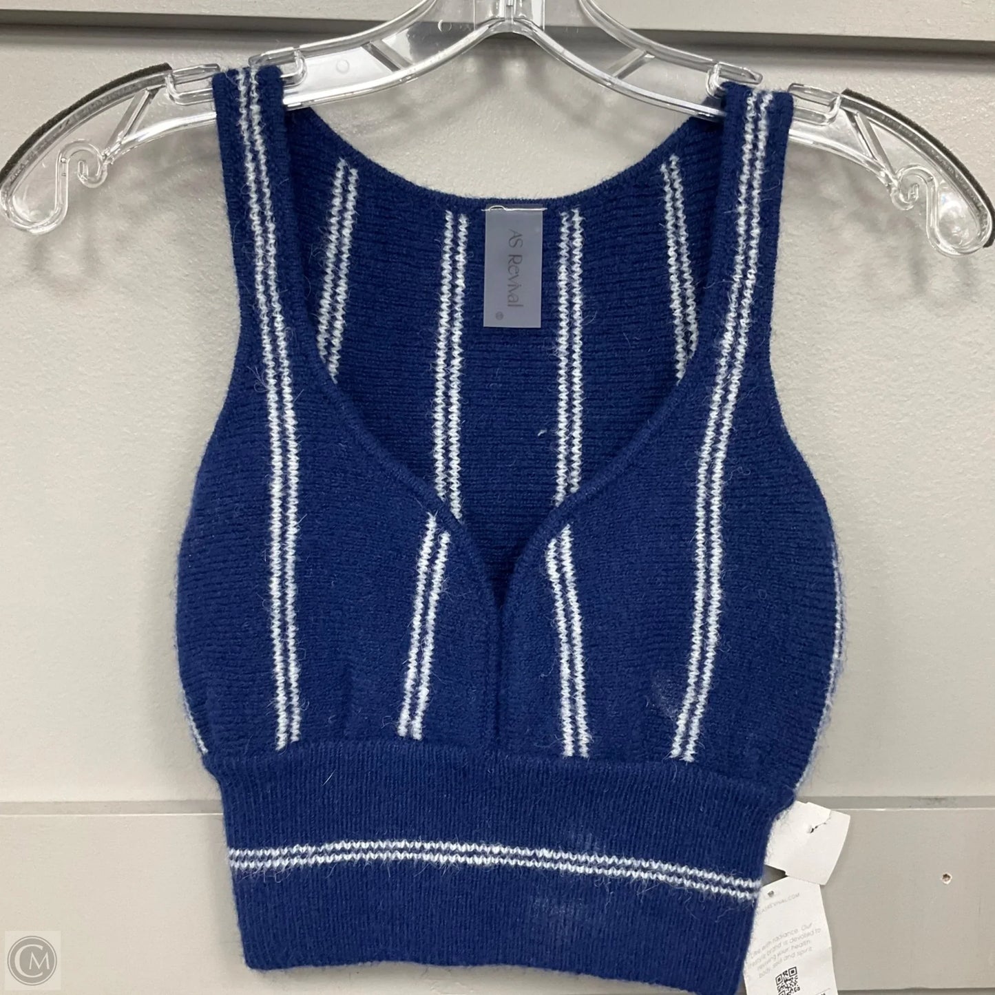 Top Sleeveless By As Revival In Blue, Size: Xs