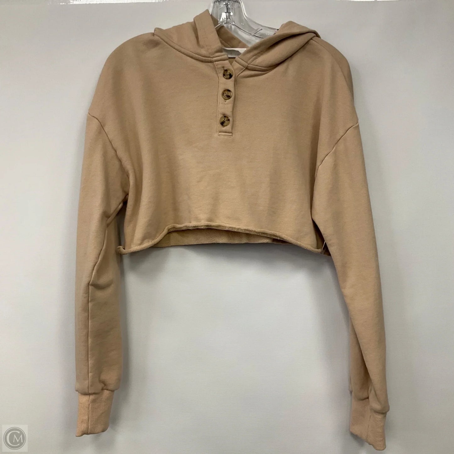 Sweatshirt Hoodie By The Native One In Tan, Size: S